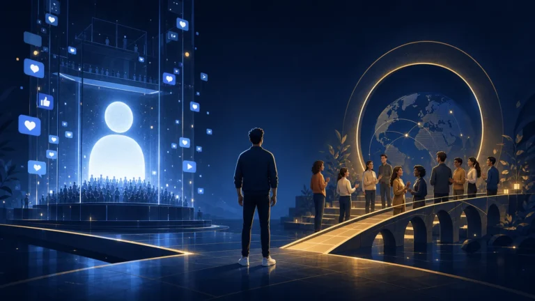 A creator choosing between rented platform reach and durable direct audience relationships.